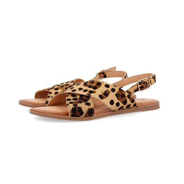 calzado sandalias leopardo