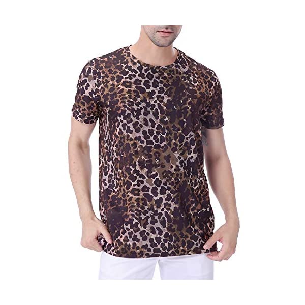 hombre camiseta leopardo